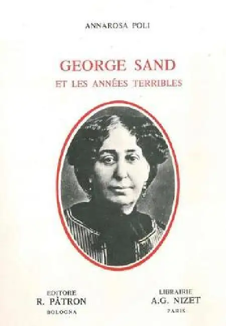 George Sand Et Les Annees Terribles Paperback