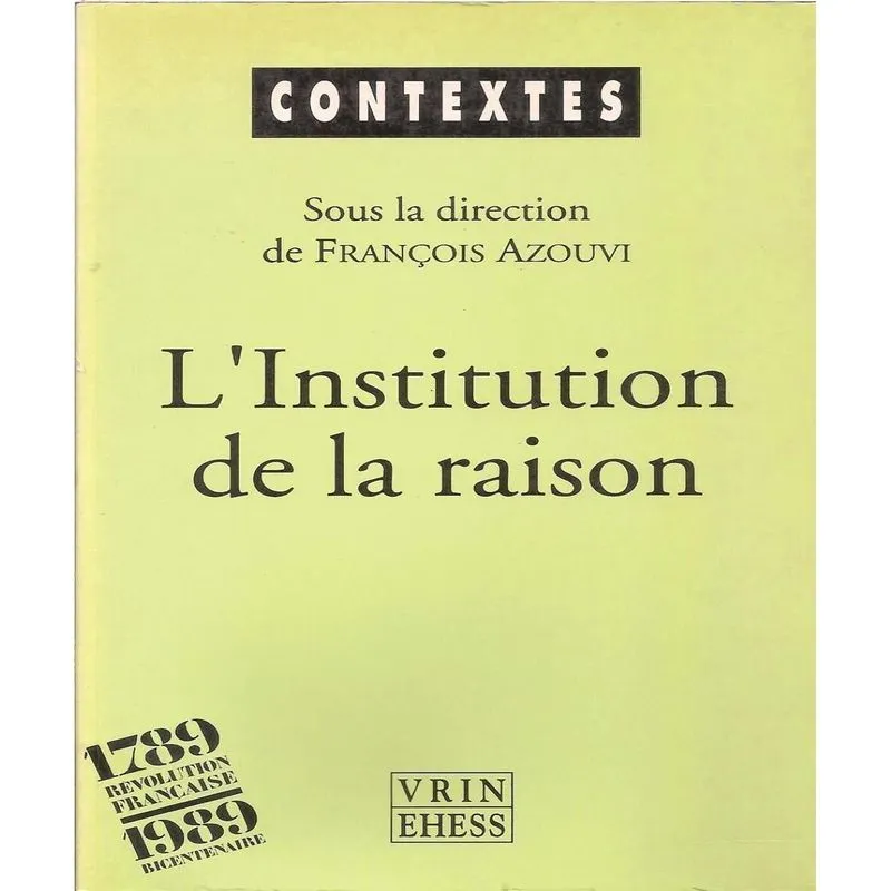Linstitution De La Raison