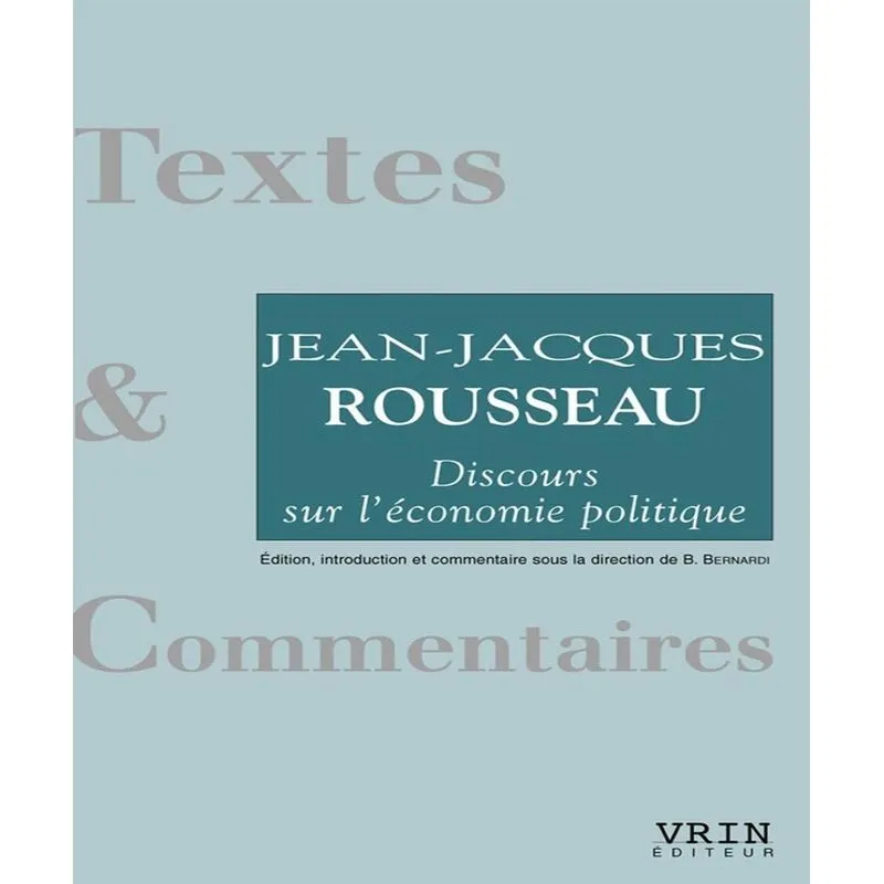 Discours Sur Léconomie Politique