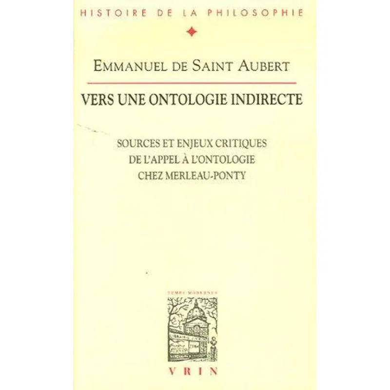 Vers une Ontologie Indirecte