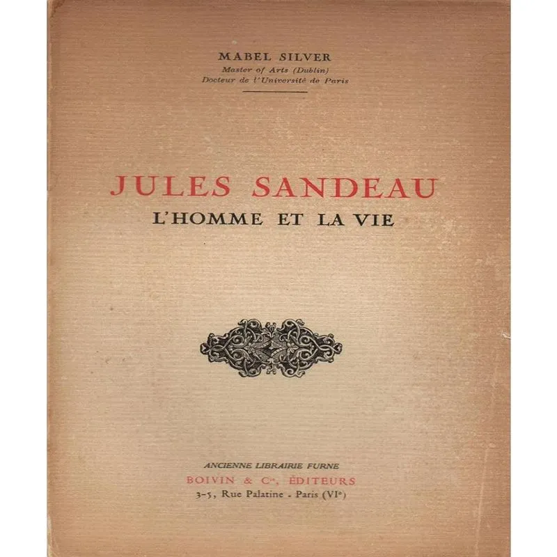 Jules sandeau - lhomme et la vie