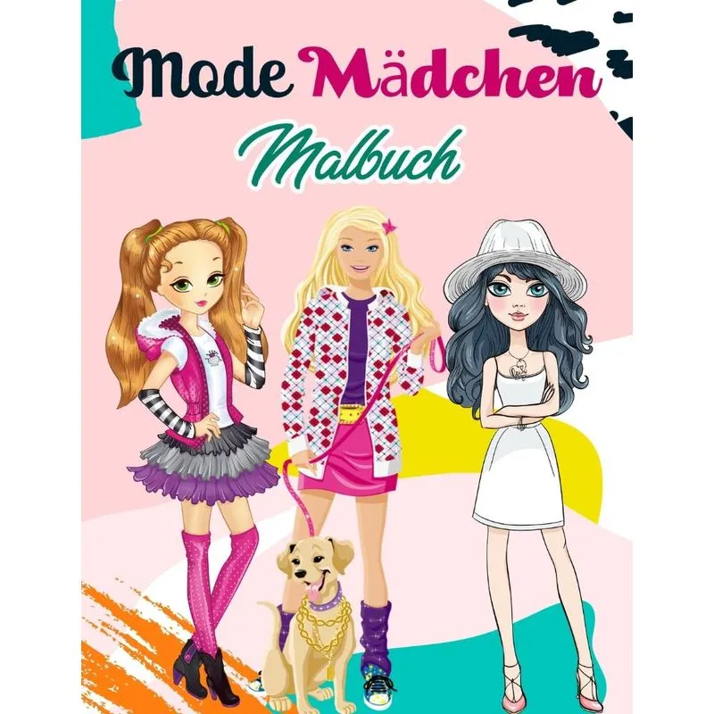 Mode Mädchen Malbuch