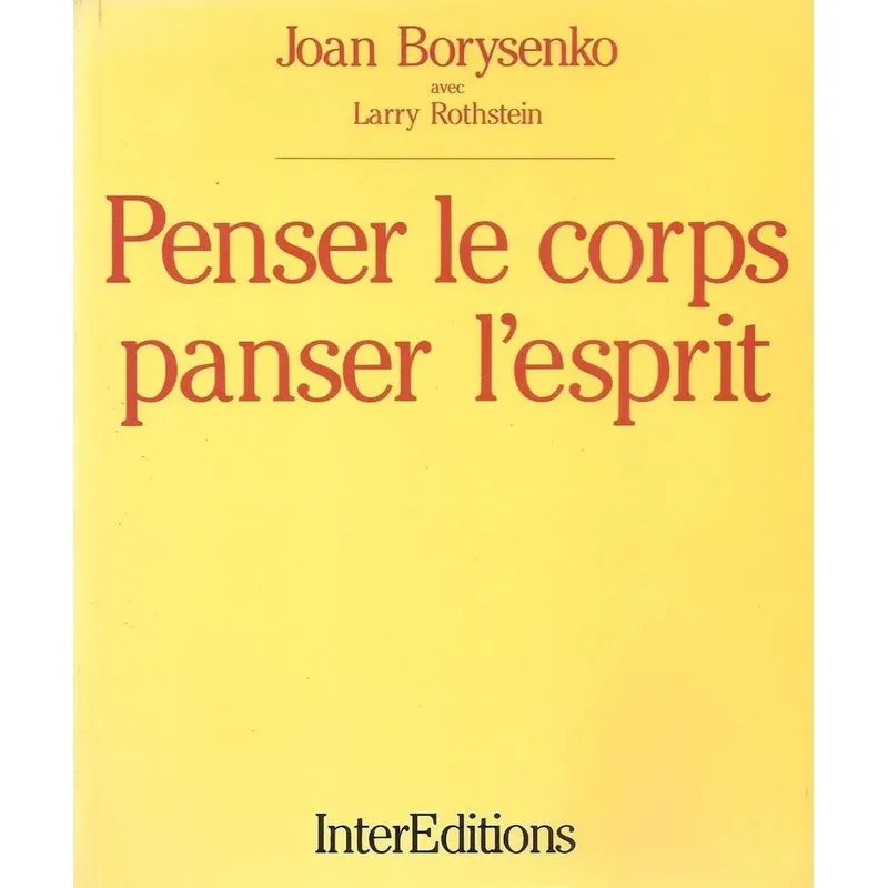 Penser Le Corps Panser Lesprit