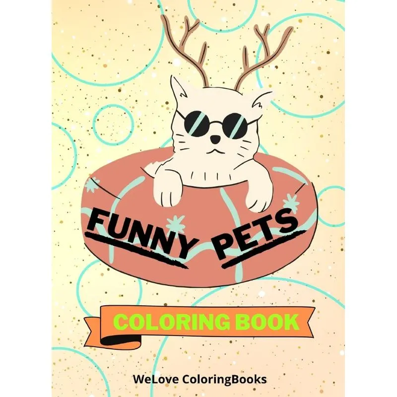 Funny Pets Coloring Book