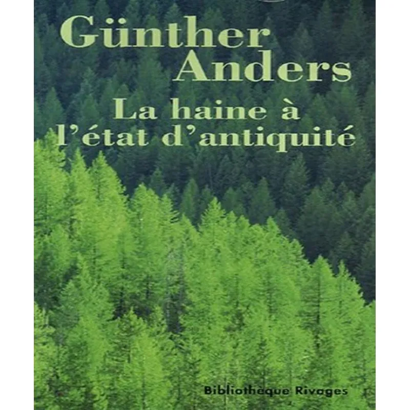 La Haine À Létat Dantiquité