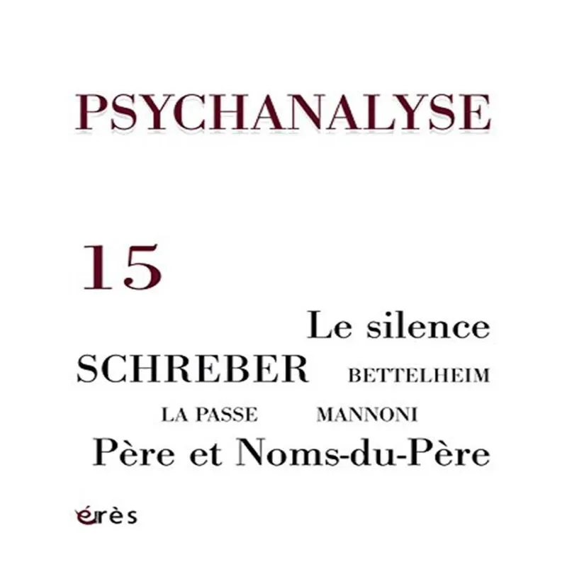 Psychanalyse, No 15