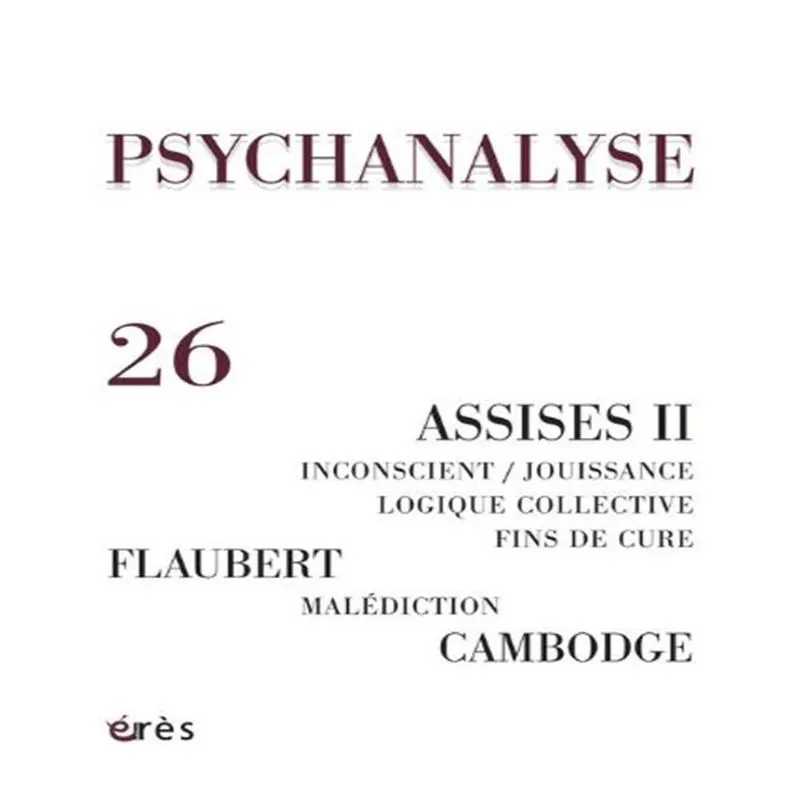 Psychanalyse, No 26