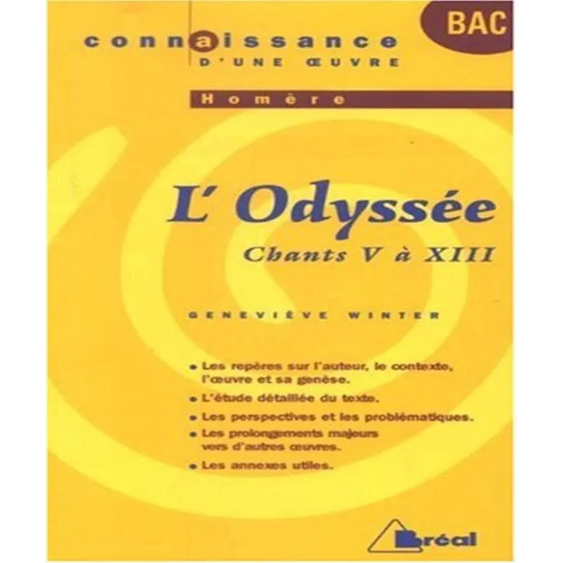 Lodyssée, Homère : Chants V À Xiii