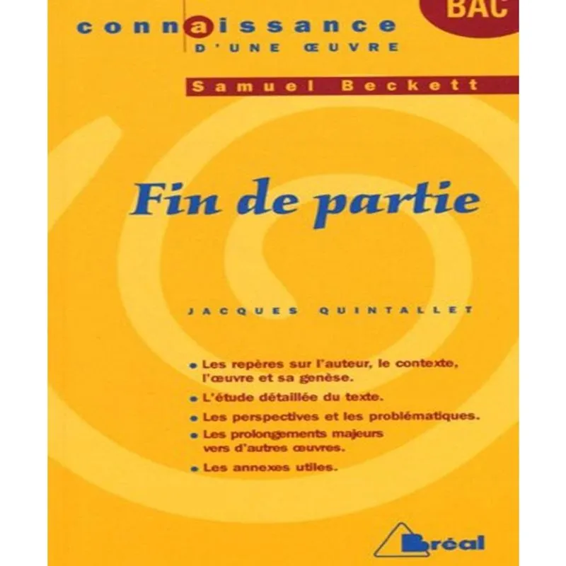 Fin de partie, samuel beckett