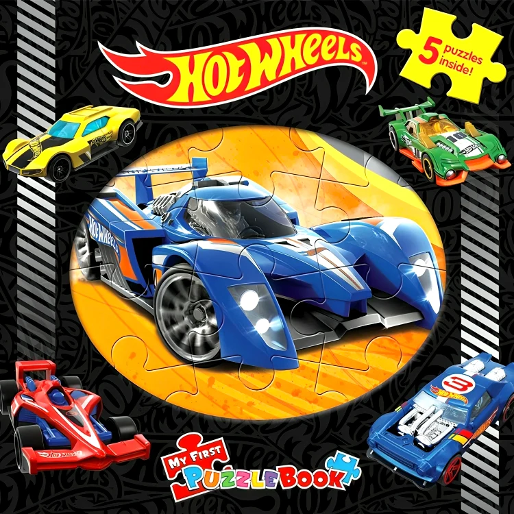 Mattel Hot Wheels My First Puzzle Book