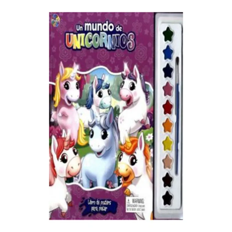 Unicorns poster paint - Varios Autores