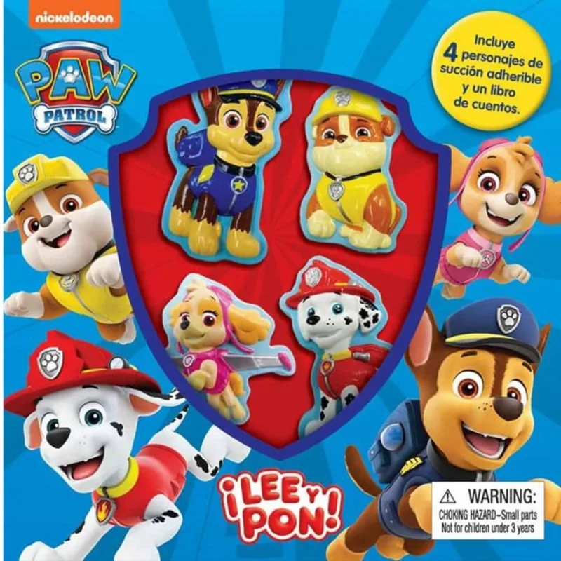 Libro Paw Patrol ¡Lee y pon!