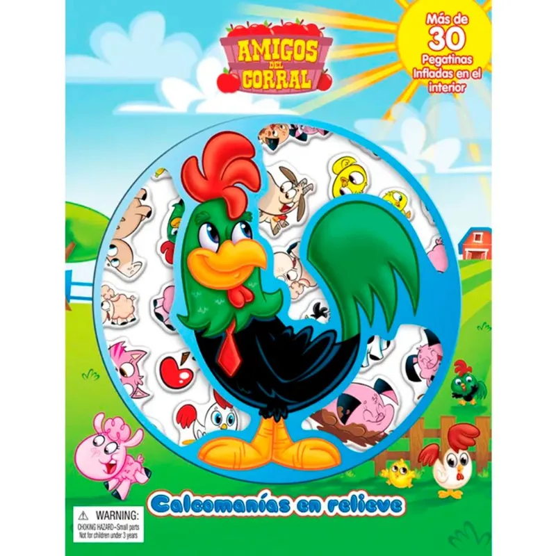 Amigos del Corral - Stickers en relieve
