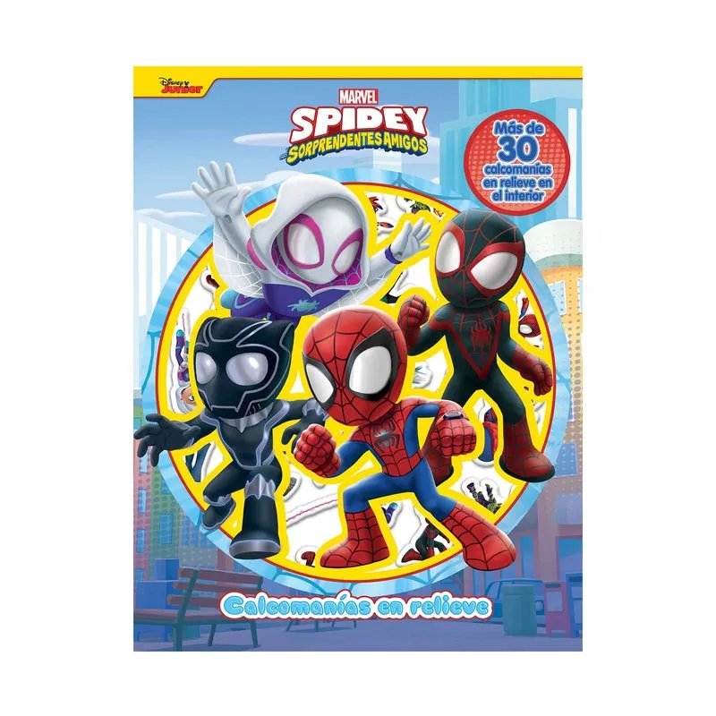 Marvel Spidey y sus sorprendentes amigos (calcomanías con relieve)