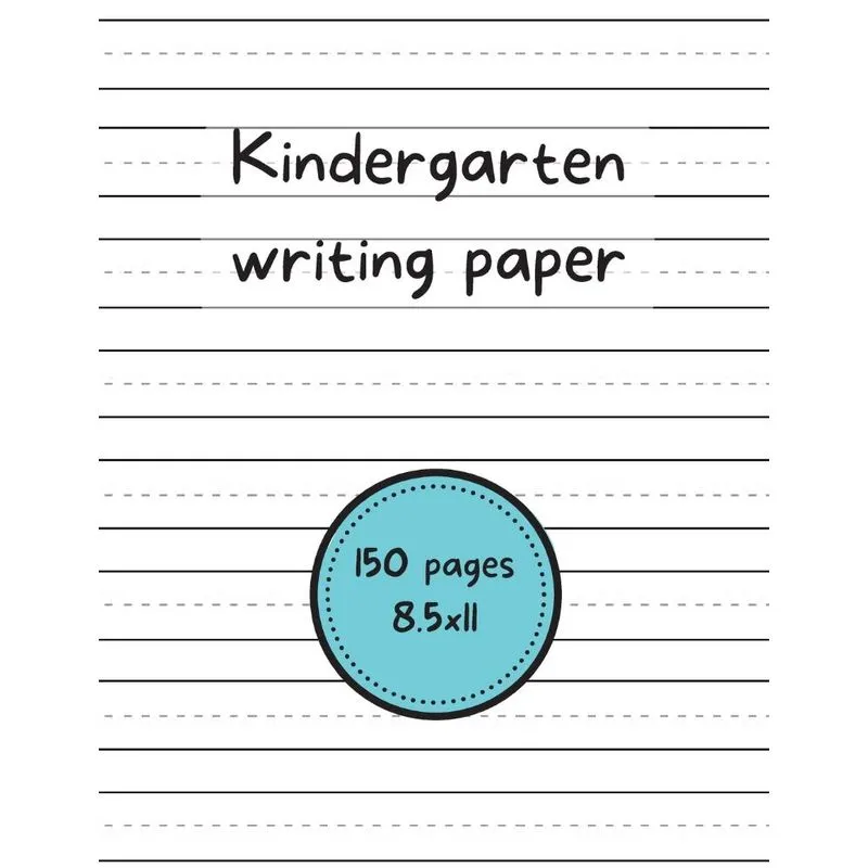 Kindergarten writing paper