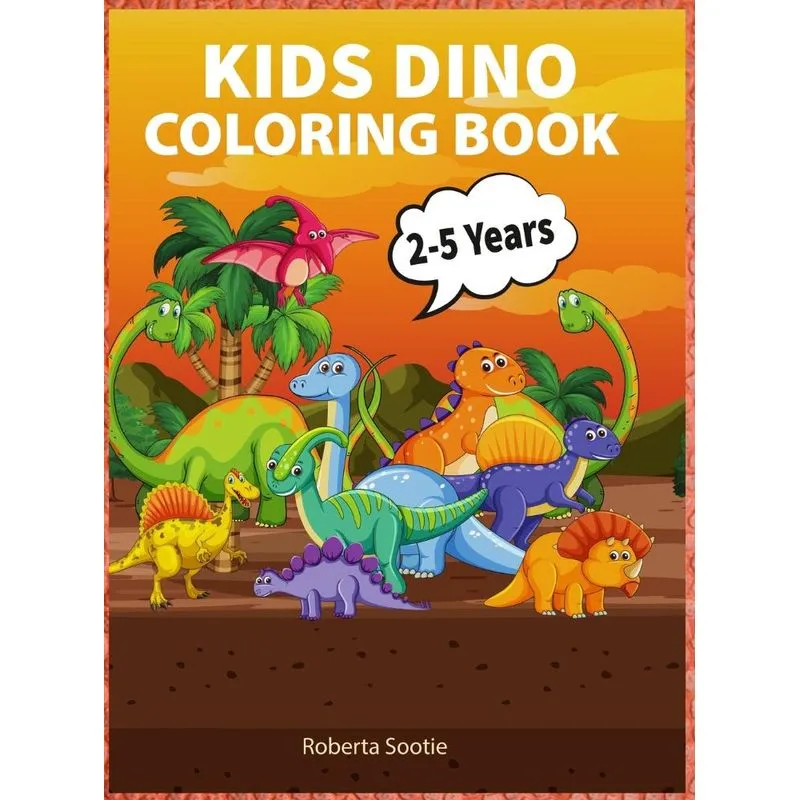 Kids Dino Coloring Book