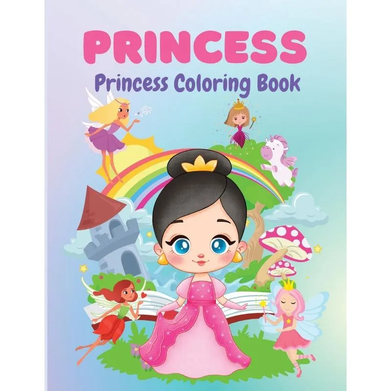 Princess Coloring Book for Kids