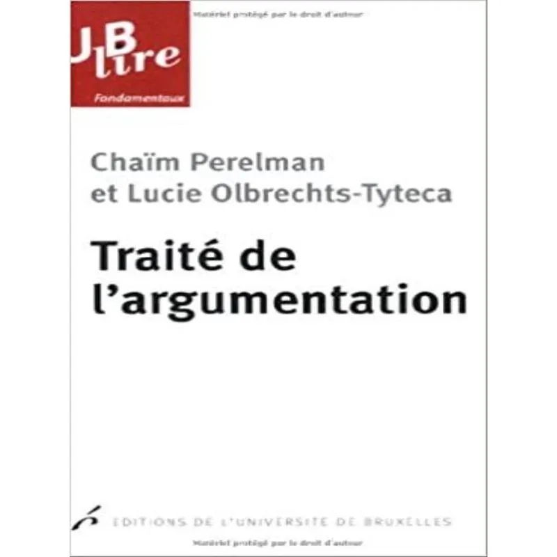 TRAITÉ DE L'ARGUMENTATION