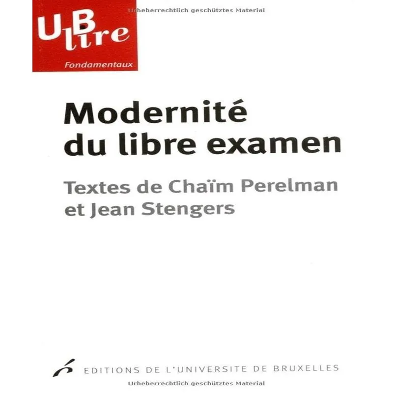 Modernité Du Libre Examen