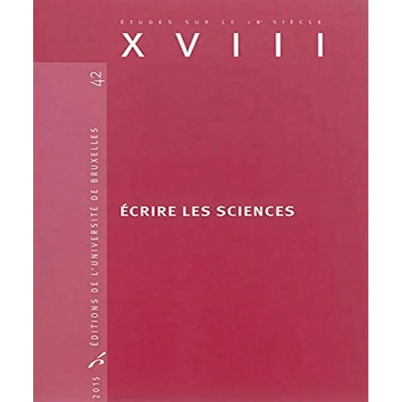 Ecrire Les Sciences