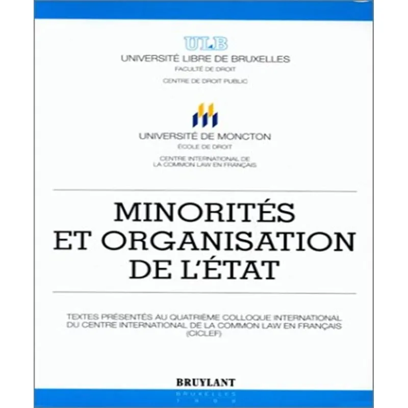 Minorités Et Organisation De Létat