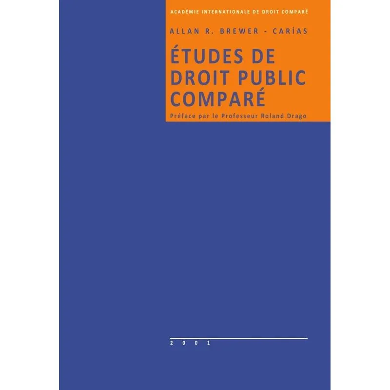 ÉTUDES DE DROIT PUBLIC COMPARÉ