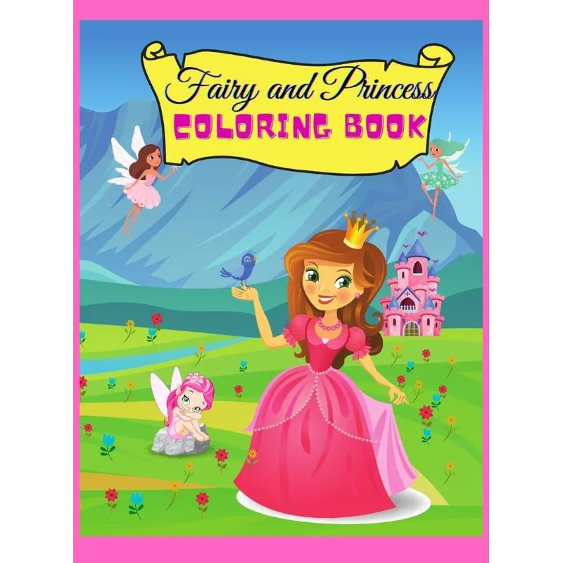 Fairy and Princess coloring book