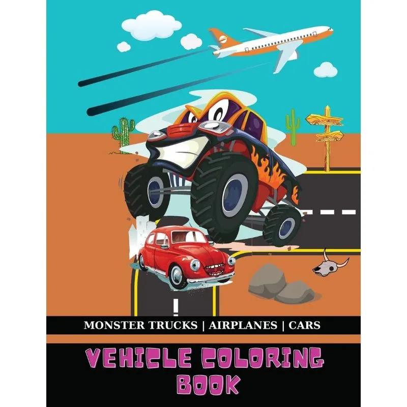 VEHICLE COLORING BOOK