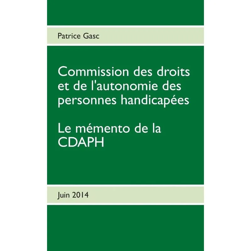 Le mémento de la CDAPH