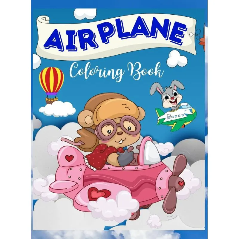 Airplane Coloring Book