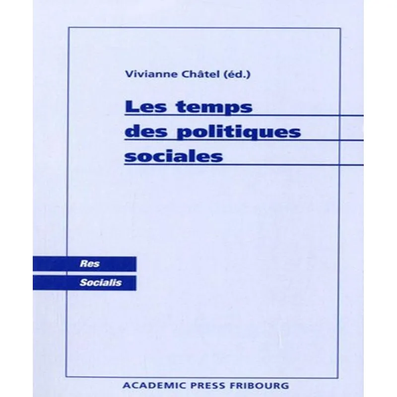 Les Temps Des Politiques Sociales