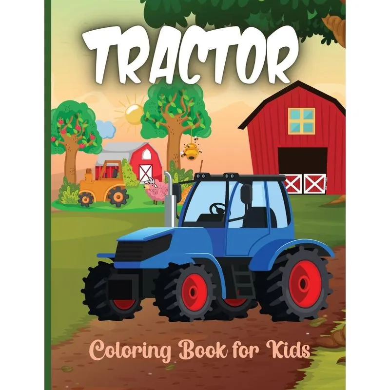 Tractor Coloring Book for Kids