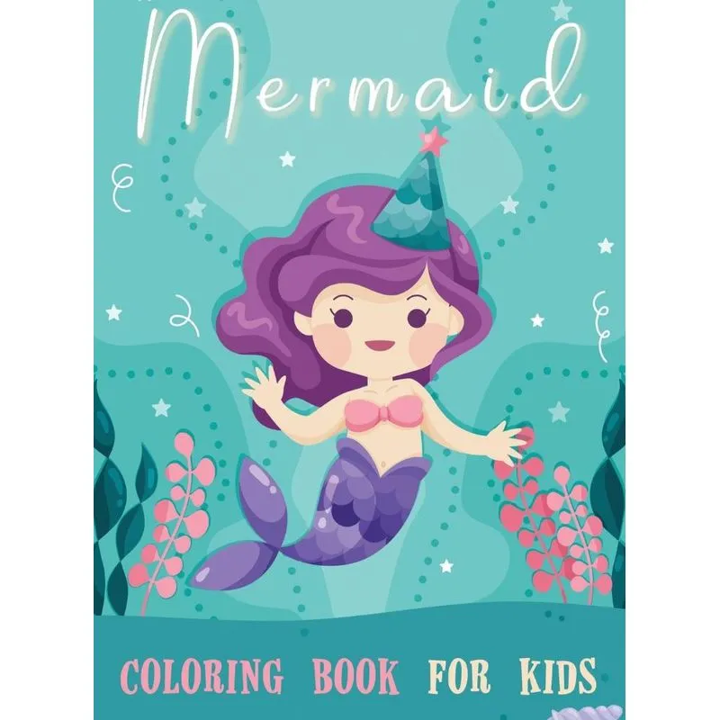 Mermaid Coloring Book for Kids