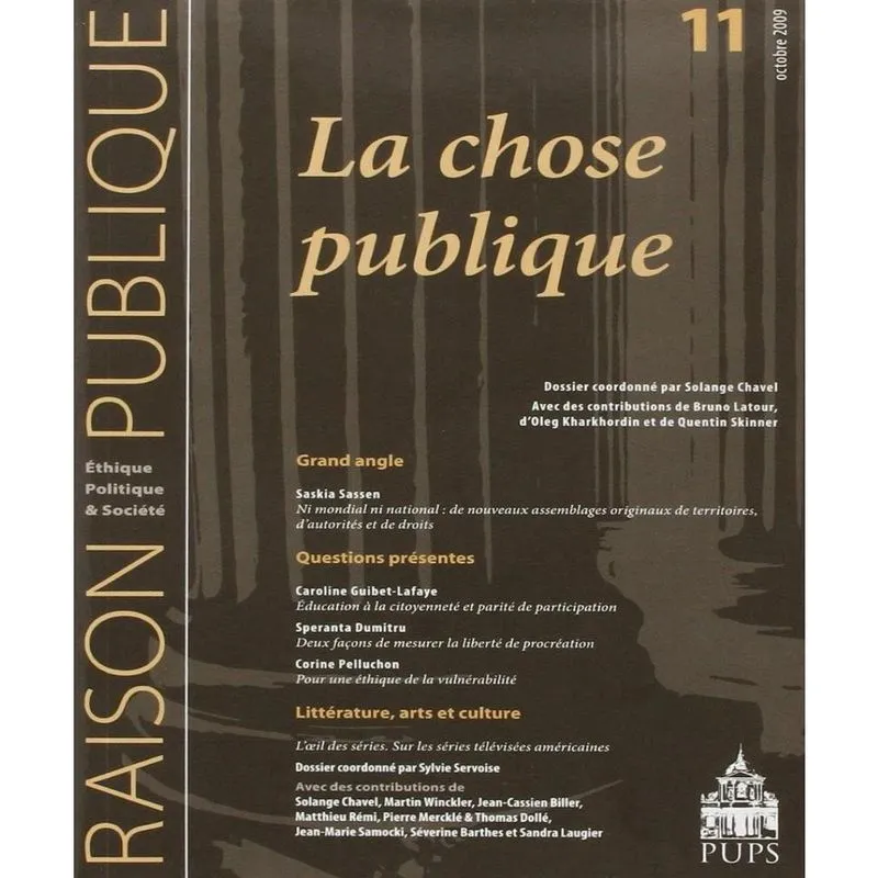 Raison publique n. 11 - la chose publique