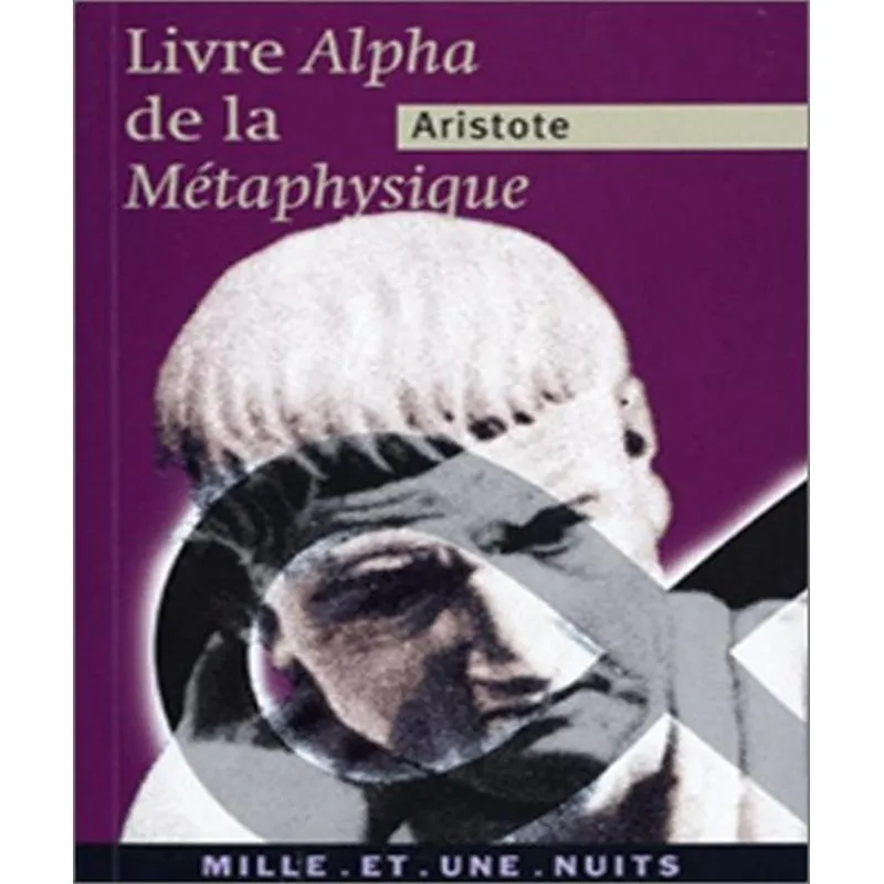 Livre Alpha De La Métaphysique