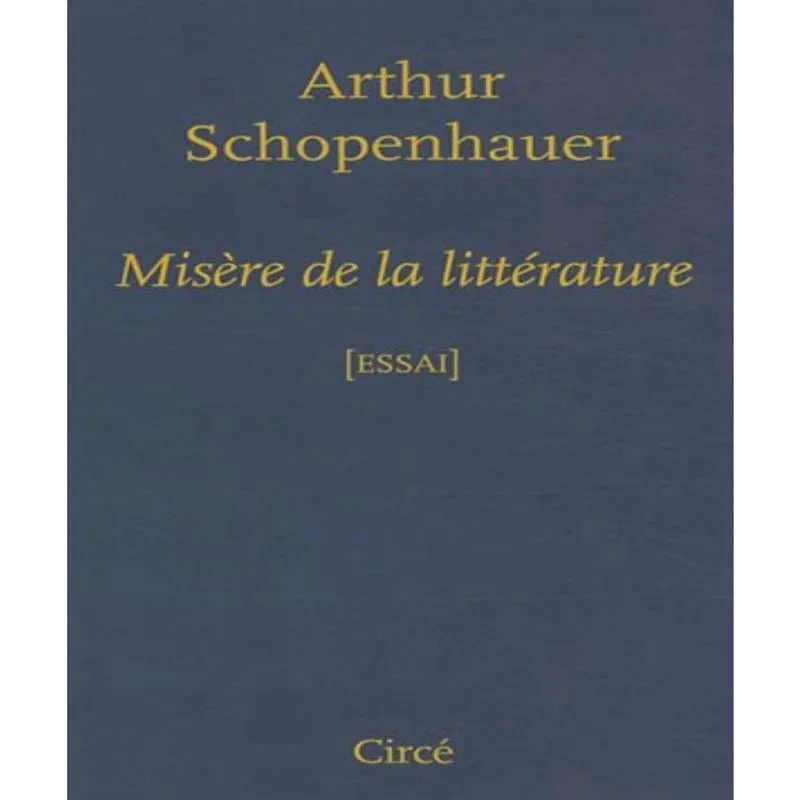 Misère De La Littérature