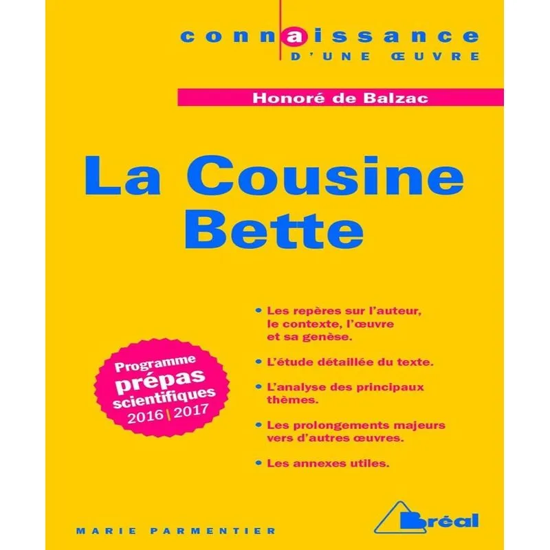 La Cousine Bette, Honoré De Balzac