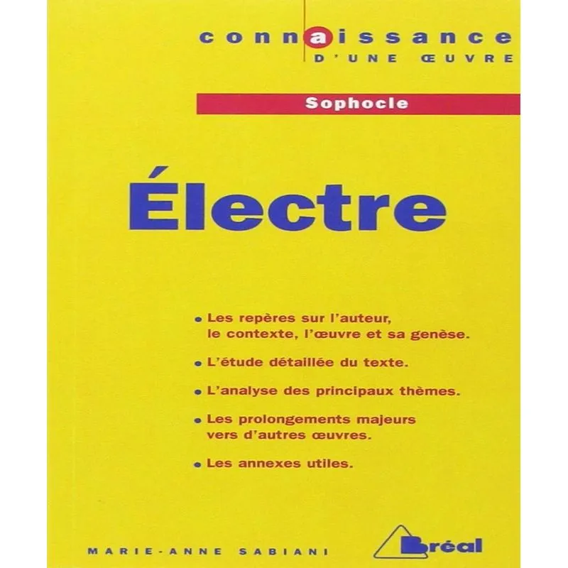 Electre, Sophocle