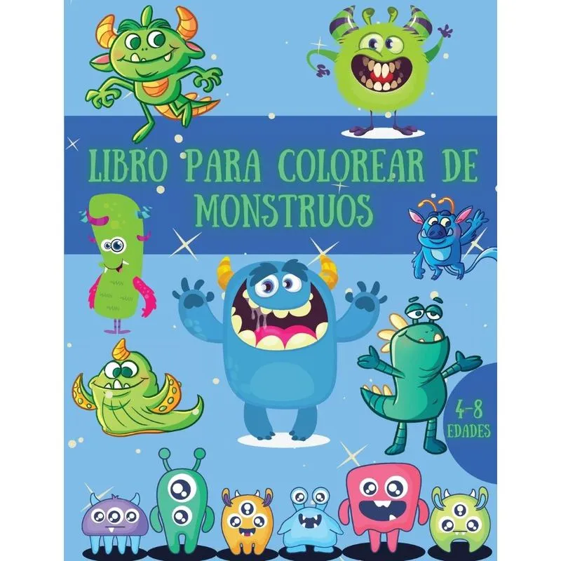 Libro para colorear de monstruos