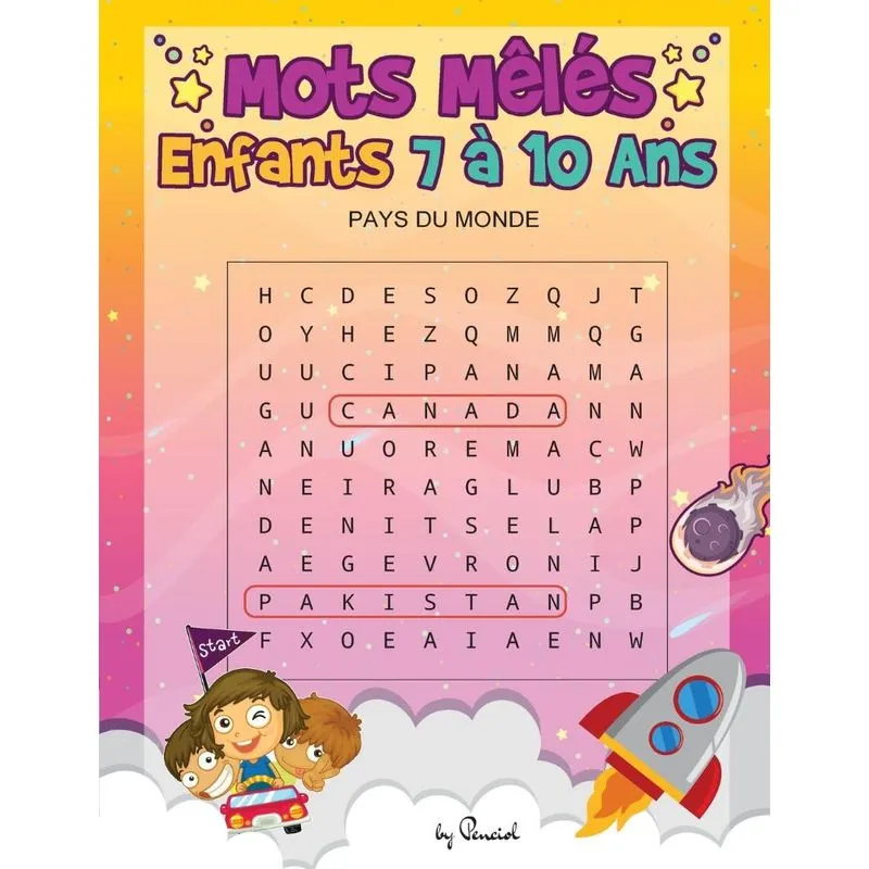Mots Mêlés Enfants 7 à 10 Ans