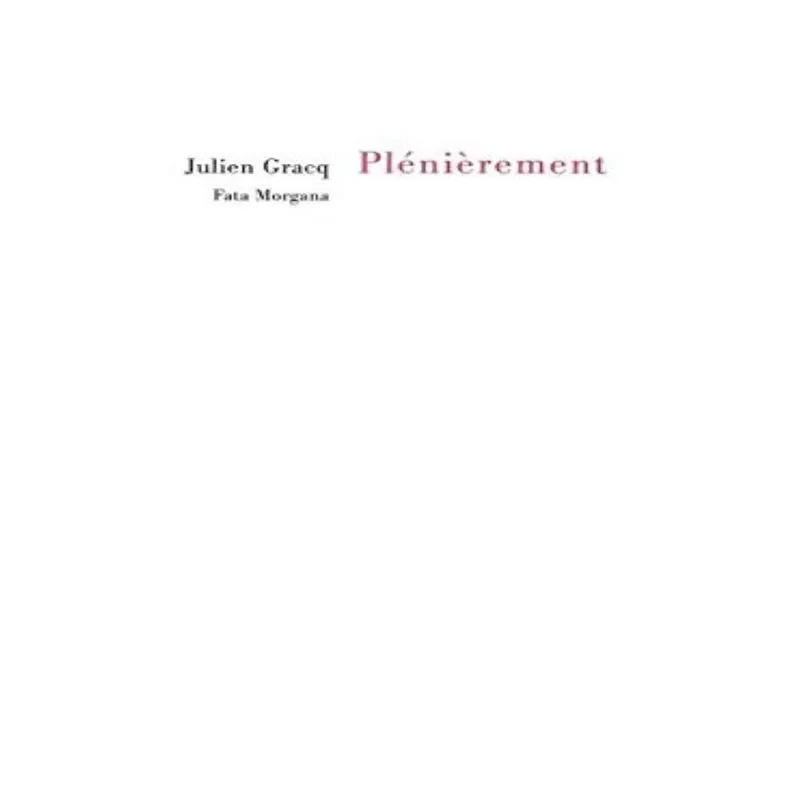 Plénièrement