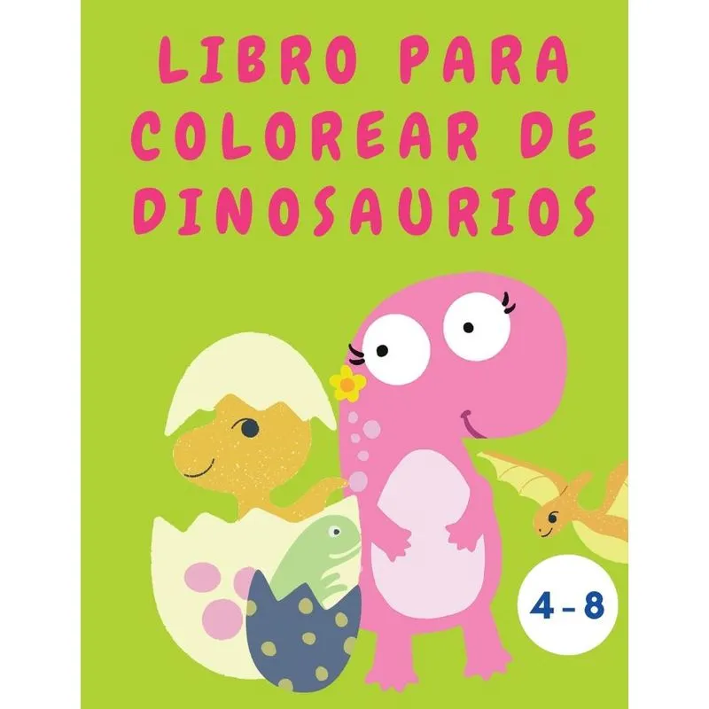 Libro para colorear de dinosaurios