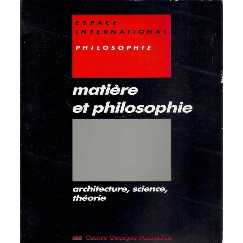Matière Et Philosophie