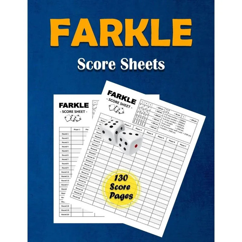 Farkle Score Sheets