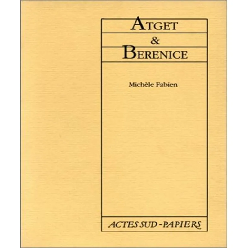 Atget Et Berenice