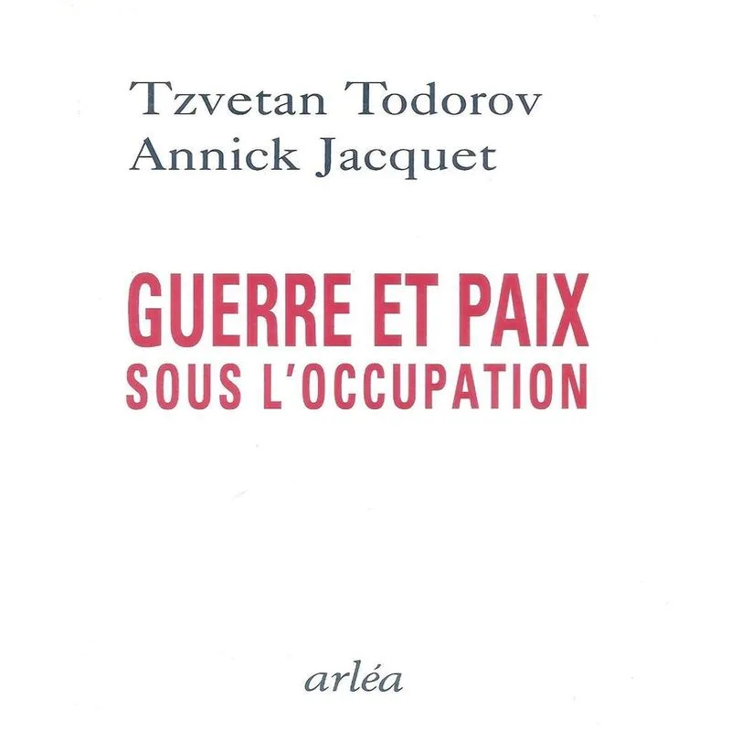 Guerre De Paix Sous Loccupation