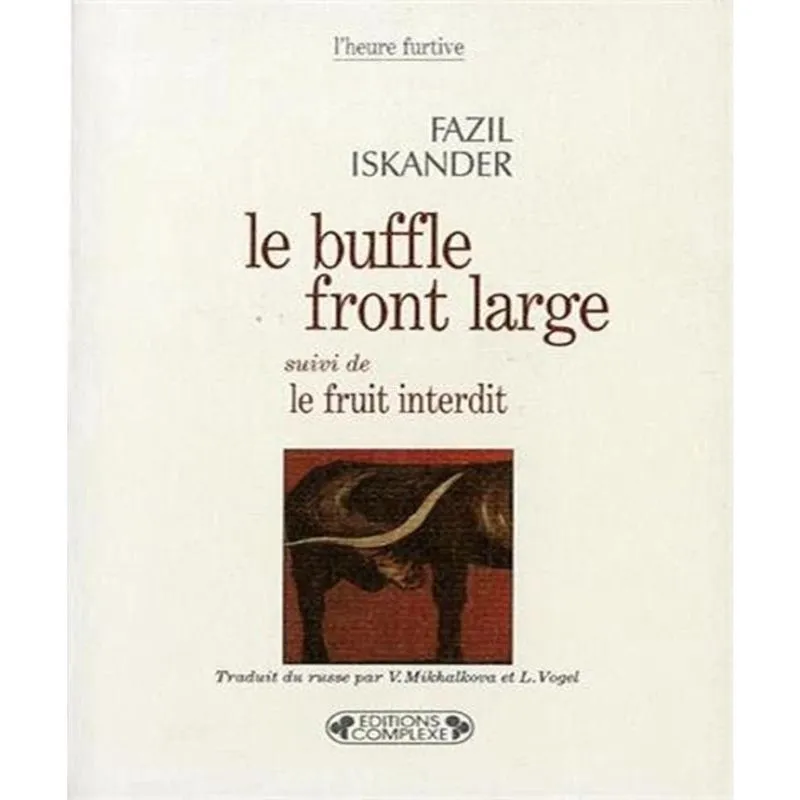 Le buffle front large - le fruit interdit