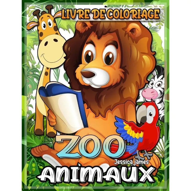ZOO Animaux Livre de coloriage