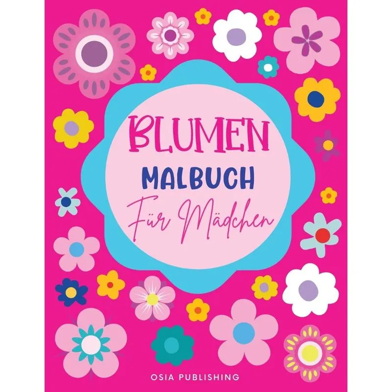 Blumen Malbuch für Mädchen