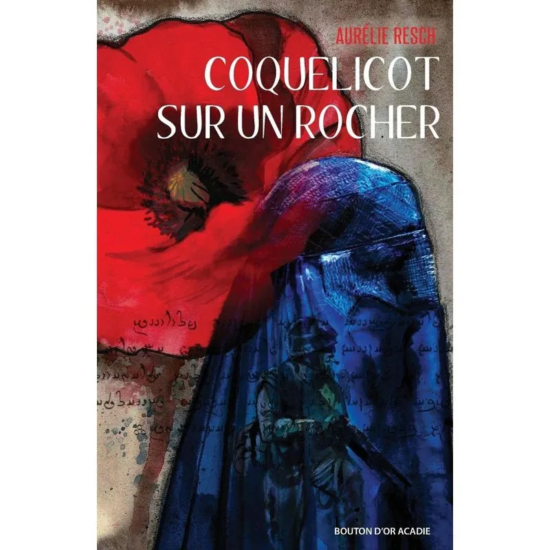 Coquelicot sur un rocher